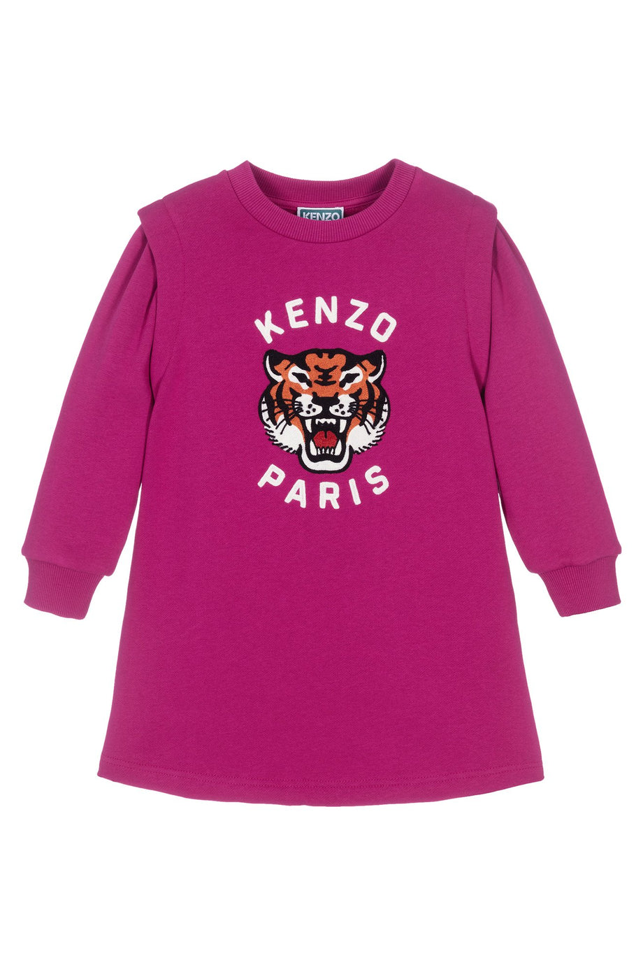 Çocuk Logo Baskılı Rahat Sweatshirt Elbise