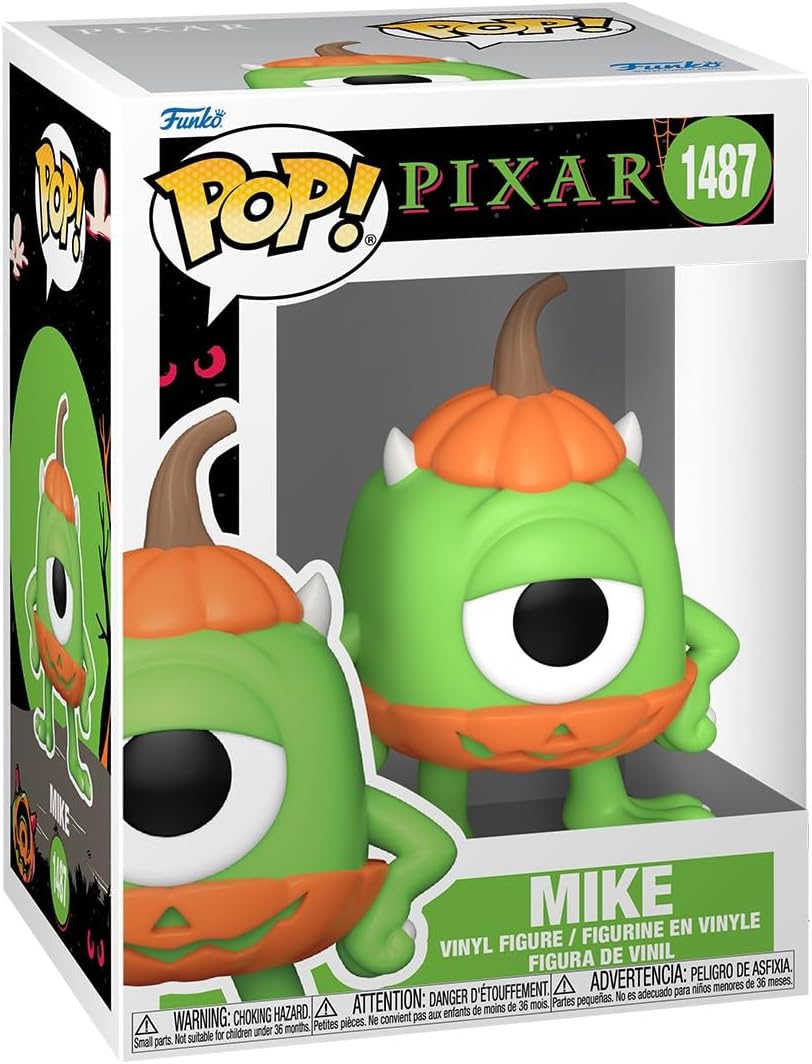 Pop! Disney: Pixar Cadılar Bayramı, Mike Wazowski Figürü, Vinil Koleksiyon