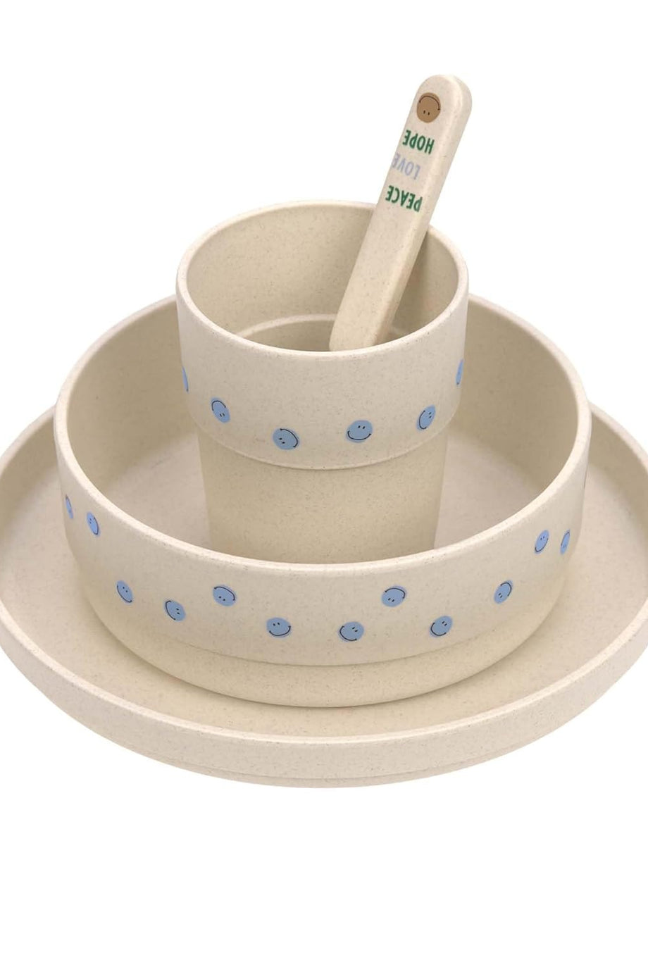 Çocuk Yemek Takımı 4 Parça BPA İçermez Mikrodalga Uyumlu