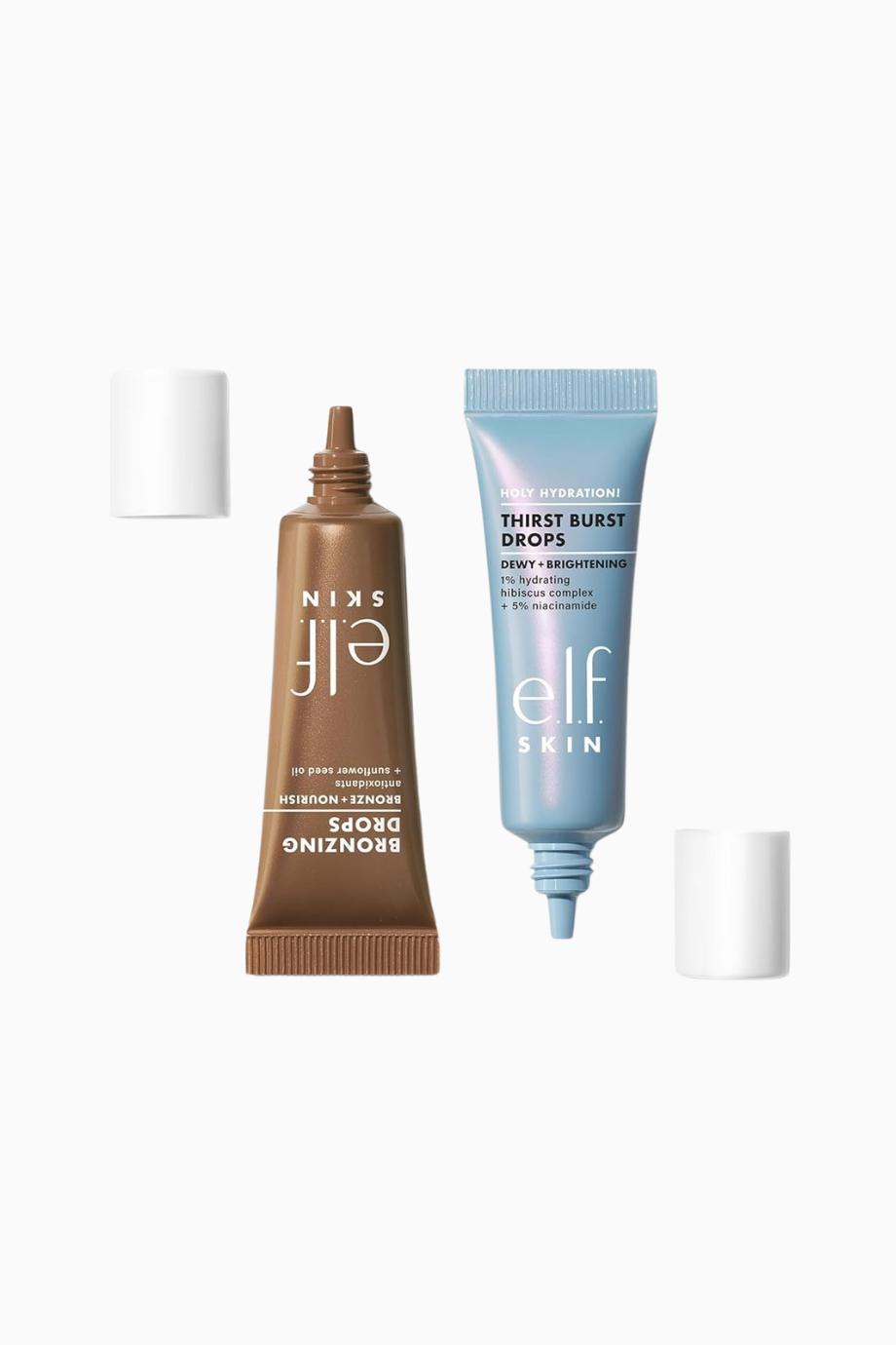 Işıltı Veren İkili Serum Seti Nemlendirici ve Bronzlaştırıcı Seyahat Boyu Damlalar