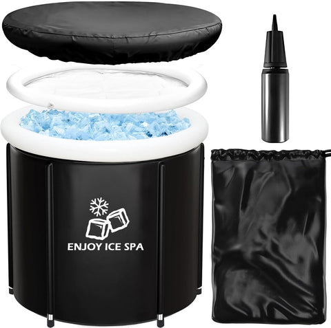 Taşınabilir Buz Banyosu Küveti 360L Soğuk Su Terapisi Küveti