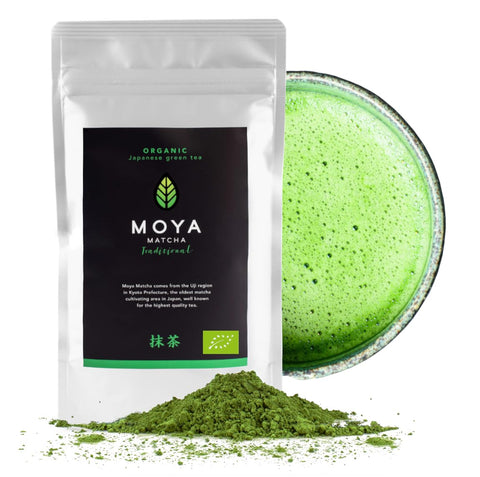 Matcha Organik Toz Çay 100 g + 30 g, Uji Japonya Hasatlı, Tören Kalitesi Matcha
