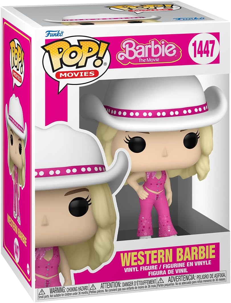 Pop! Filmler: Barbie, Cowgirl Figürü, Vinil Koleksiyon Oyuncağı, Resmi Ürün