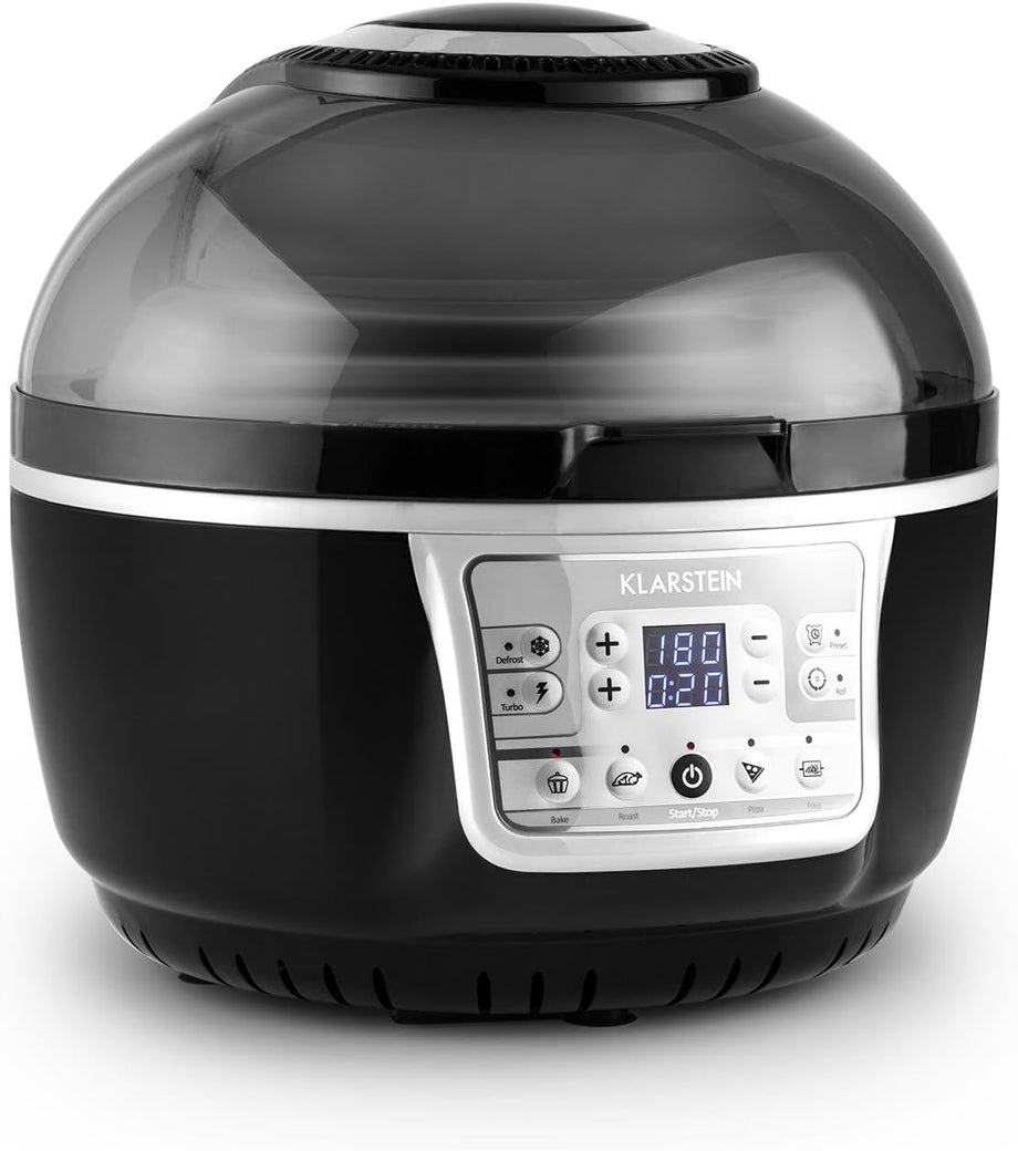 VitAir Turbo Sıcak Hava Fritözü, 1400W, Siyah-Gri