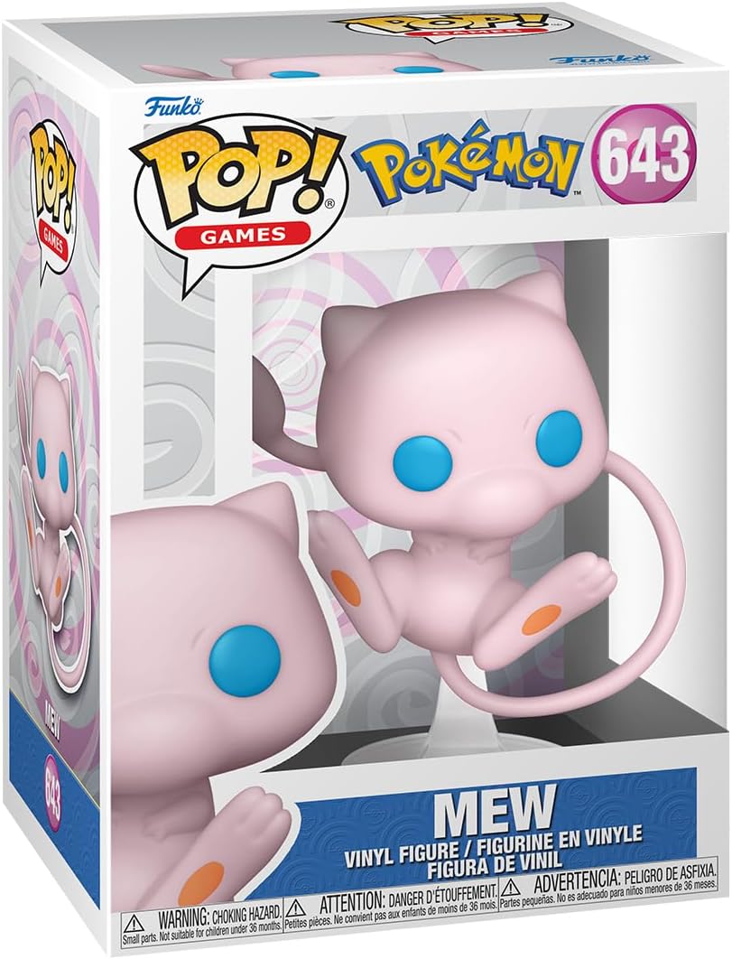 POP! Pokémon, Mew Vinil Koleksiyon Figürü, Resmi Ürün