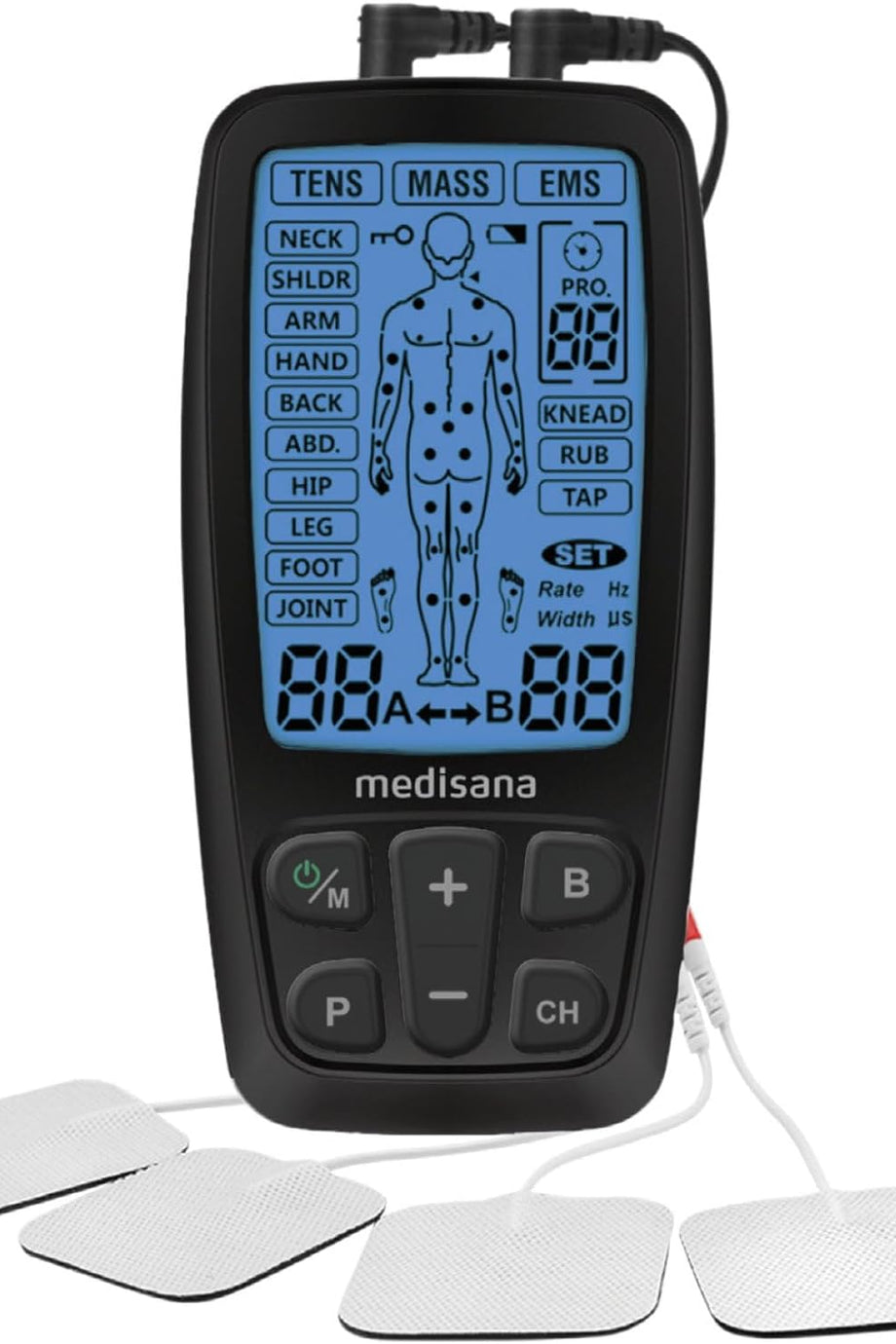 60 Programlı EMS Uyarım Akım Cihazı, Kas Gevşemesi ve Ağrı Giderme için Profesyonel Elektroterapi Cihazı
