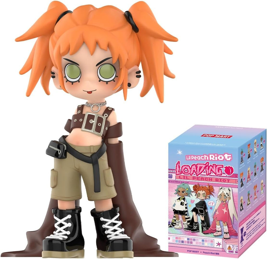 Lil Peach Riot Loading Figür Koleksiyonluk Aksiyon Figürleri, 1 Parça, Rastgele Model, Anime Art Toy
