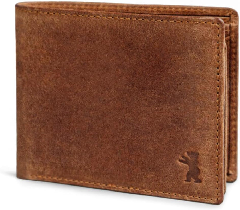 Erkek Deri Cüzdan, RFID Korumalı, Bozuk Para Bölmeli