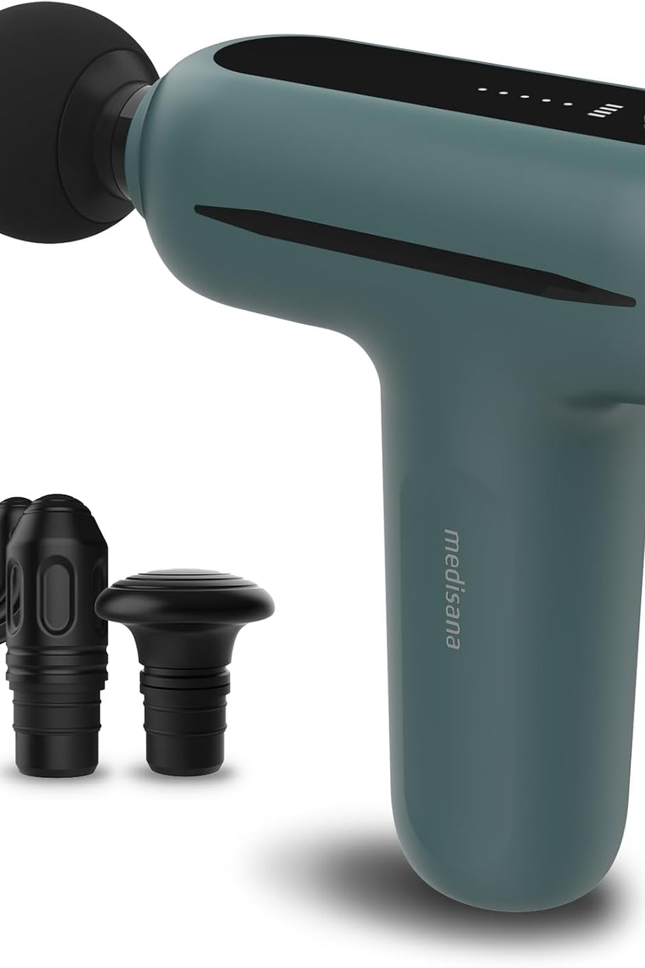 MG 200 Mini Masaj Tabancası,Akıllı Mod, 4 Başlıklı ve 5 Yoğunluk Seviyeli