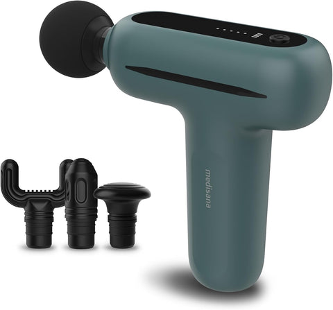 MG 200 Mini Masaj Tabancası,Akıllı Mod, 4 Başlıklı ve 5 Yoğunluk Seviyeli