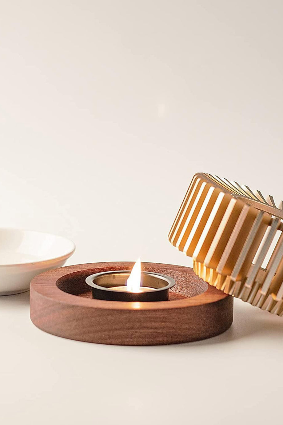 Kokulu Yağ Lambası, Eloksallı Alüminyum, Tealight ile Çalışan Aroma Difüzörü