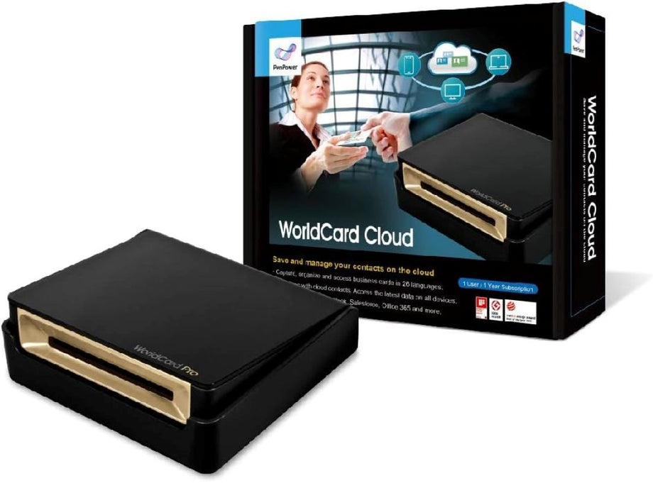 WorldCard Cloud Kartvizit Tarayıcı & 1 Yıllık Abonelik, 1 Kullanıcı