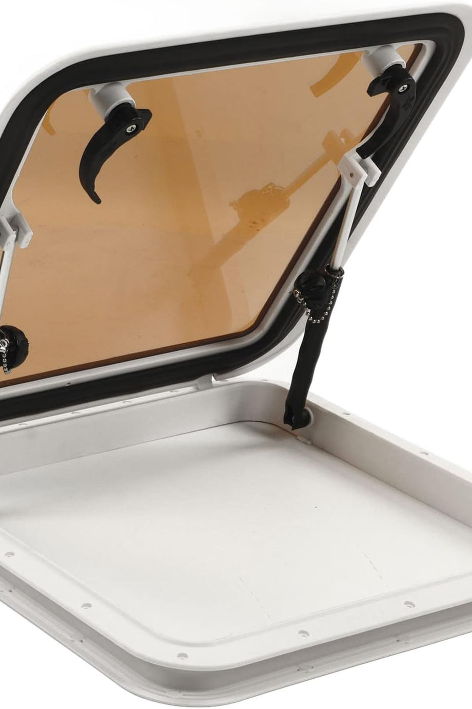 495x495 mm Açılır Tavan Penceresi, Temperli Cam, Su Geçirmez, Ayarlanabilir 160°