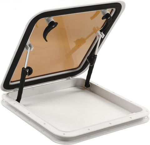 495x495 mm Açılır Tavan Penceresi, Temperli Cam, Su Geçirmez, Ayarlanabilir 160°