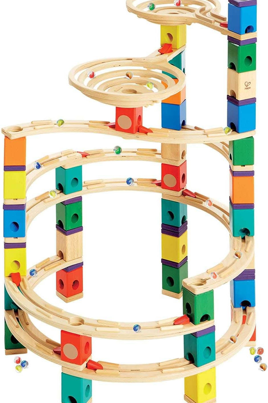 Quadrilla The Cyclone, 198 Parçalı Ahşap Bilye Pisti, 4 Yaş ve Üzeri