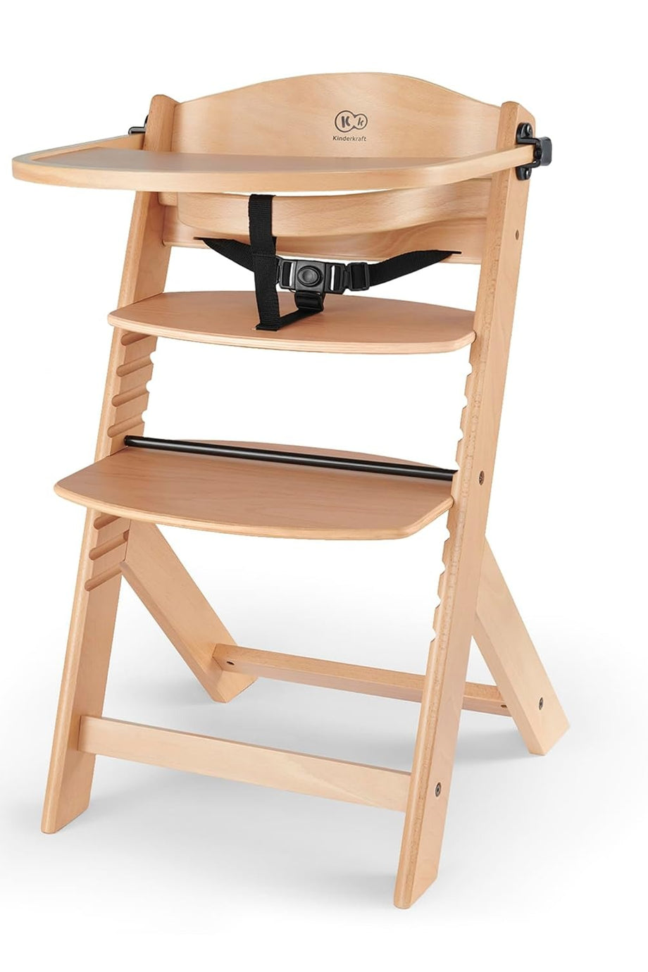 Enock 3'ü 1 Arada Ahşap Mama ve Çocuk Sandalyesi 6 Ay 10 Yaş Arası Uyumlu