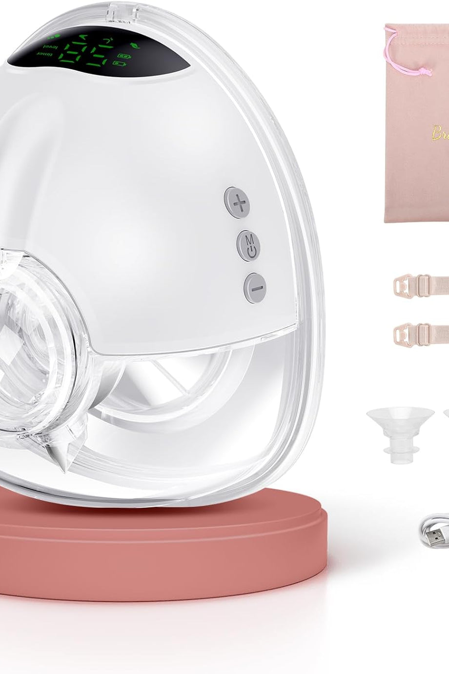 Elektrikli Göğüs Pompası, Eller Serbest, 4 Mod, 9 Seviye, Hafif ve Taşınabilir