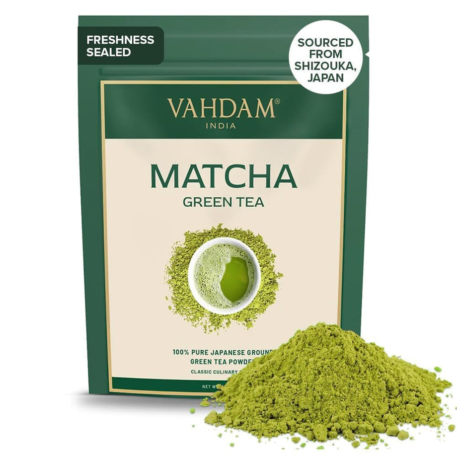 Japon Matcha Çayı 100g %100 Saf Vegan Glutensiz Organik Toz Yeşil Çay