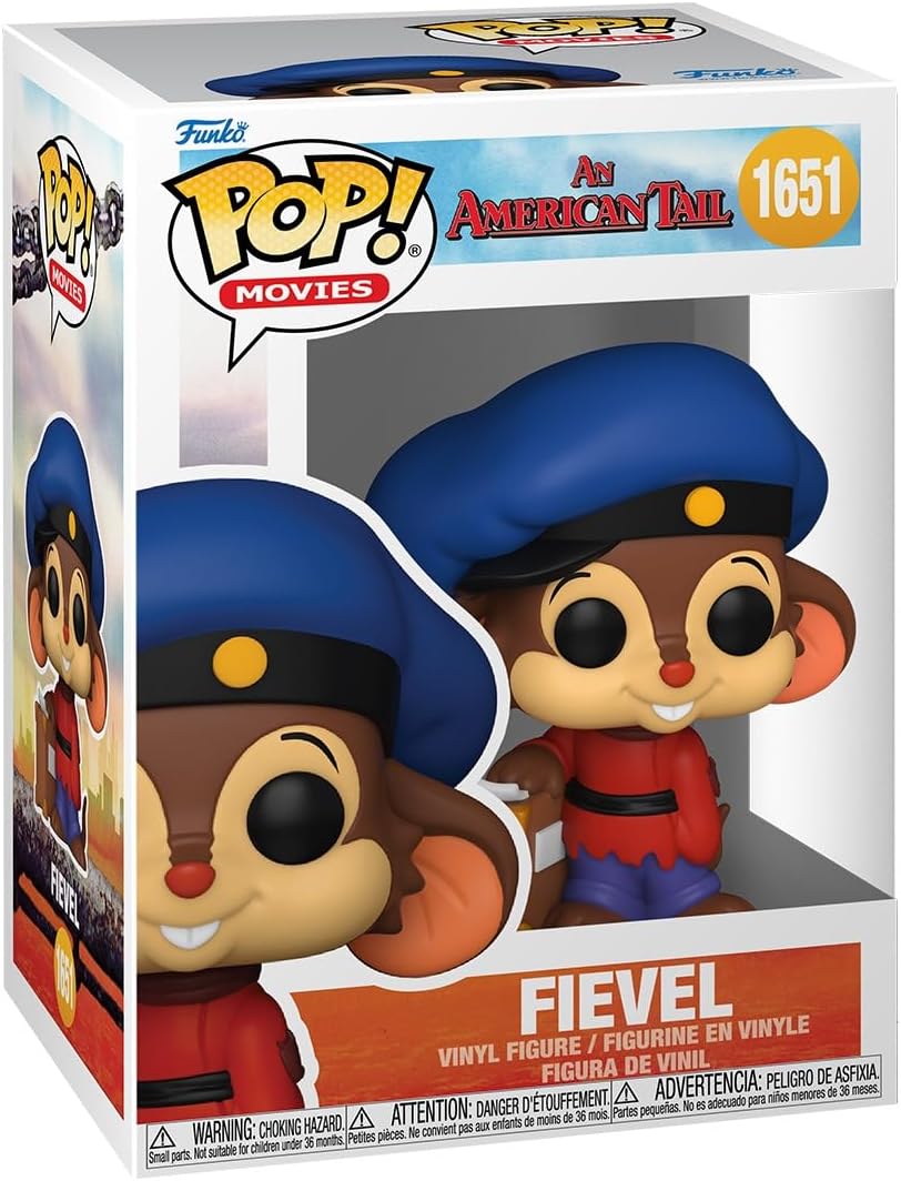 Pop! American Tail Fievel Mousekewitz Vinil Figür, Resmi Koleksiyon Oyuncağı