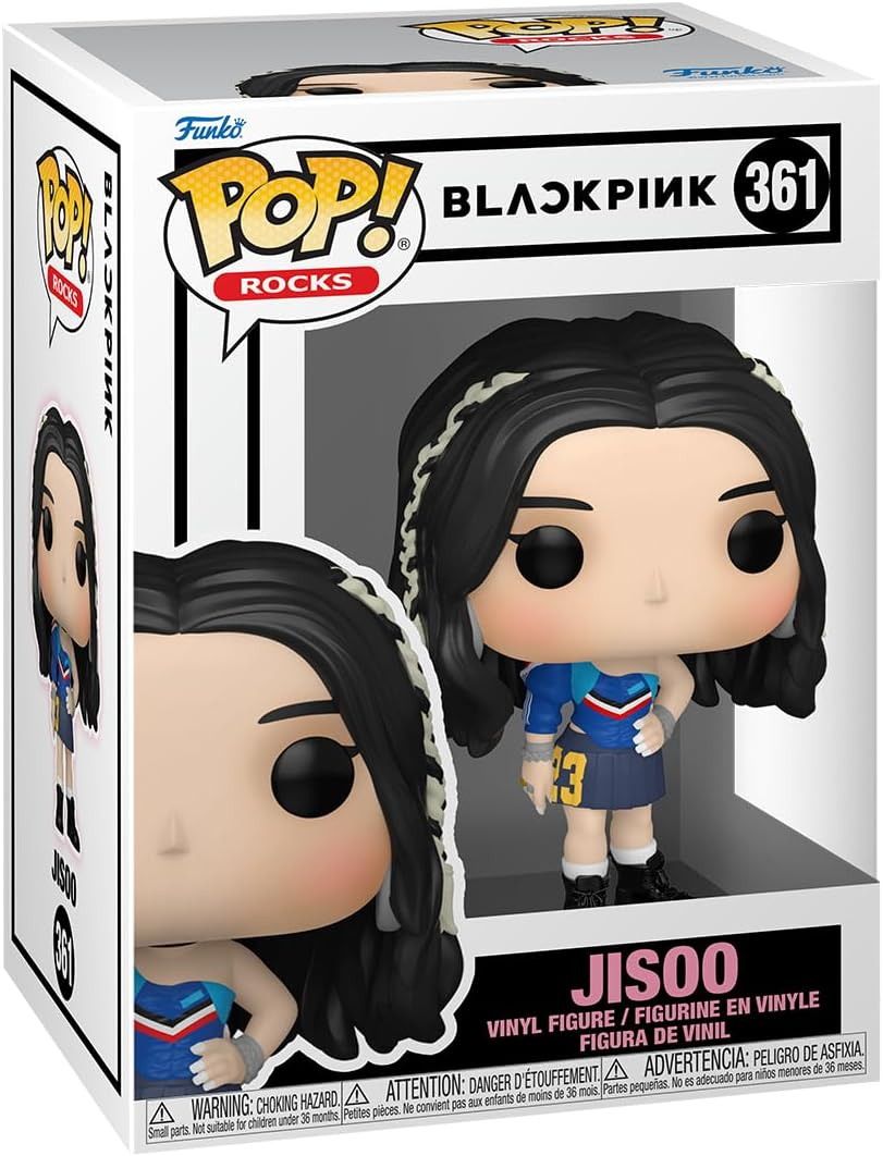 POP Rocks Blackpink Jisoo Figür 9,5 cm Koleksiyonluk Vinil Oyuncak