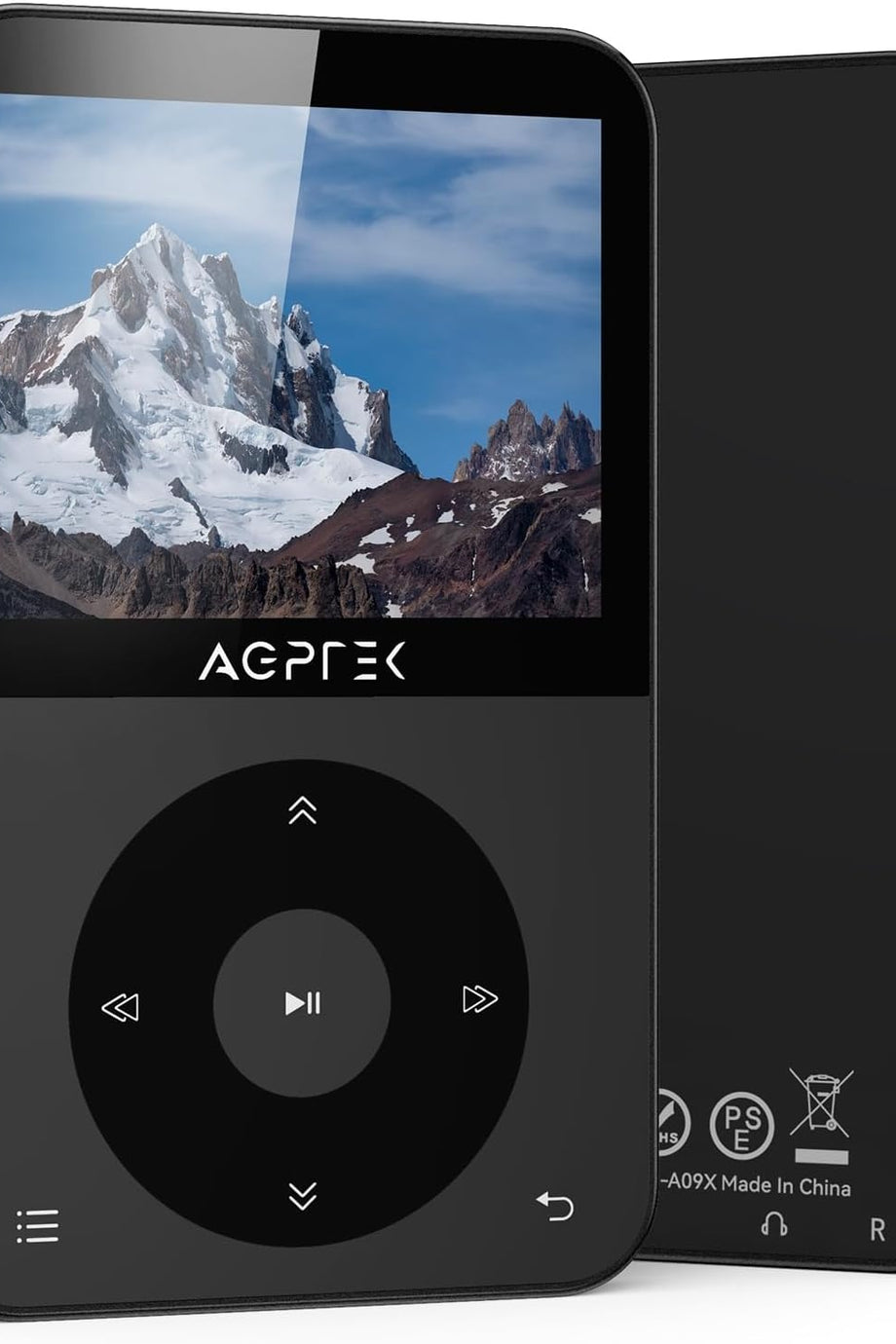 64GB Bluetooth 5.3 MP3 Çalar, 2.3" Ekranlı, FM Radyo ve Kayıt Özellikli, Gümüş Renk