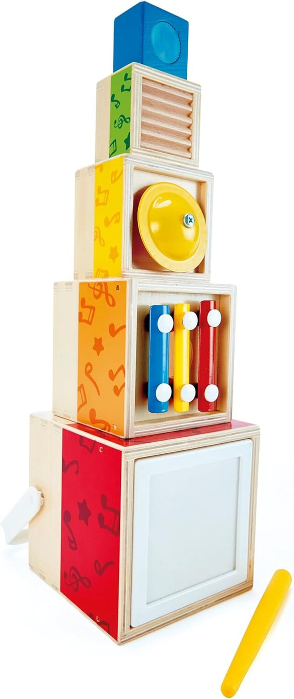 Hap-E0336 Multi Musical Block Set 5 Müzikal Aletli Eğitici Ahşap Set 3 Yaş ve Üzeri
