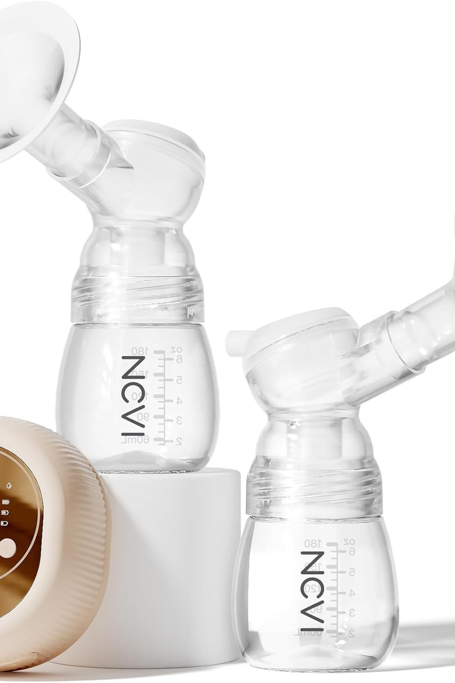 8128 Çift Elektrikli Göğüs Pompası 4 Mod, 9 Seviye, LED Ekran, Sessiz ve BPA İçermez