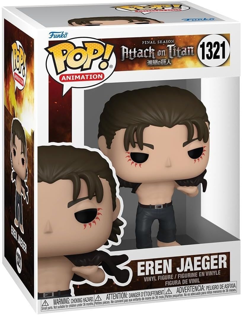 Pop! Animation: Attack On Titan, Eren Jaeger, Vinil Koleksiyon Figürü