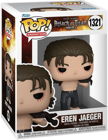 Pop! Animation: Attack On Titan, Eren Jaeger, Vinil Koleksiyon Figürü