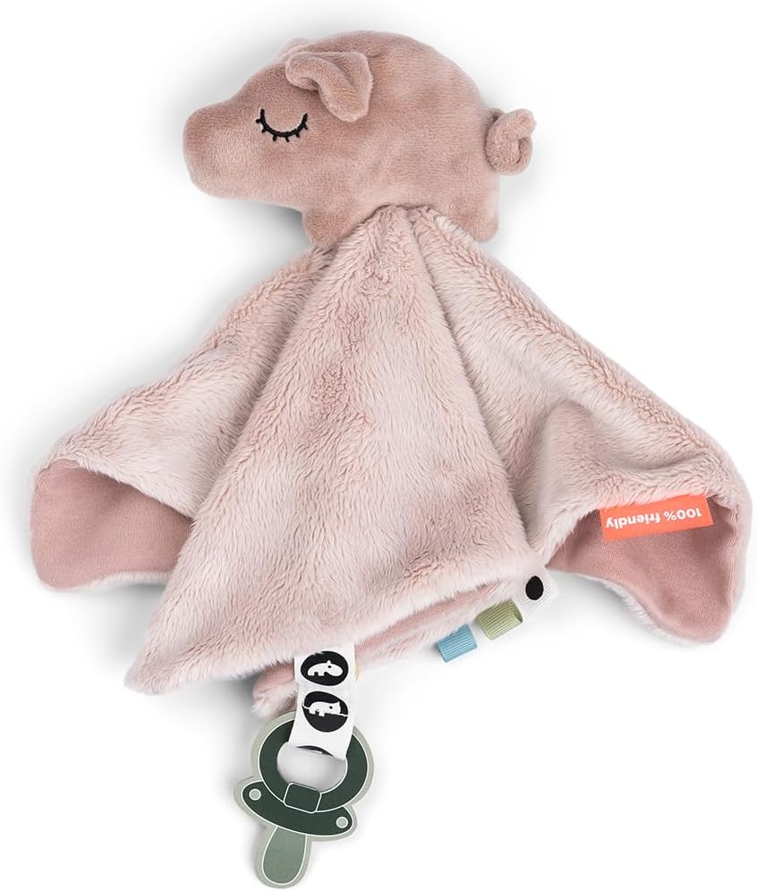 Sheepy Bej Cuddle Battaniyesi Yumuşacık, Emzik Tutuculu Konfor Battaniyesi