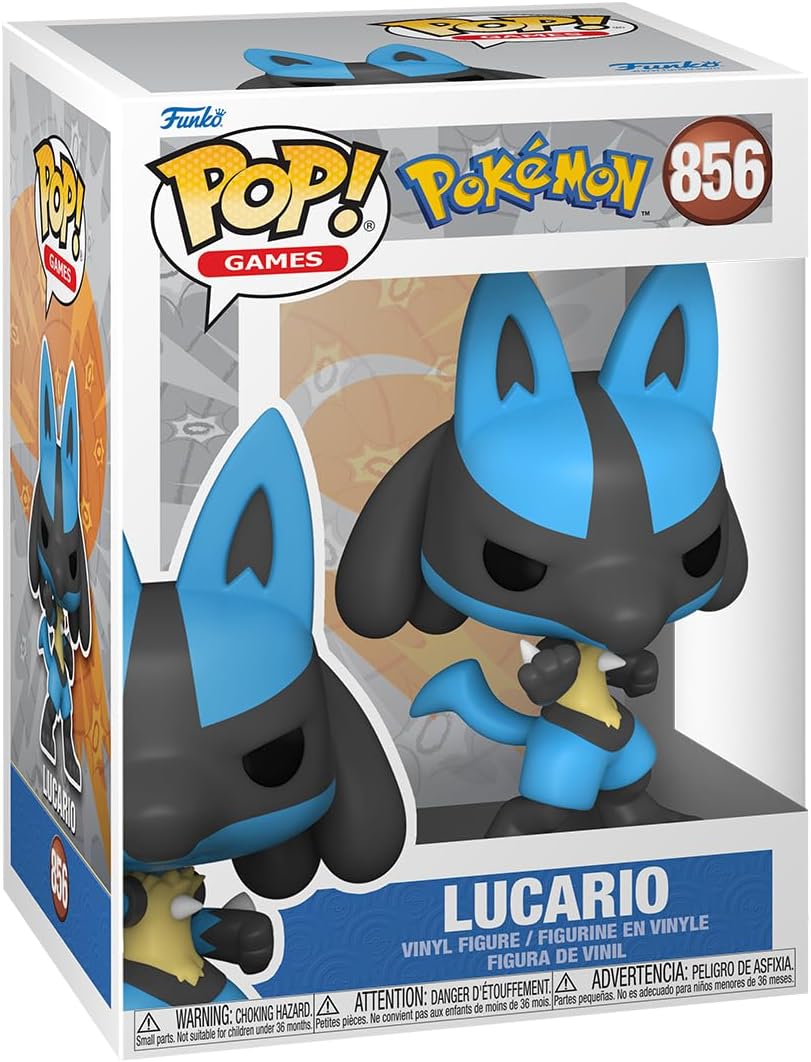 POP! Pokemon, Lucario Vinil Koleksiyon Figürü, Pokemon Hayranları İçin