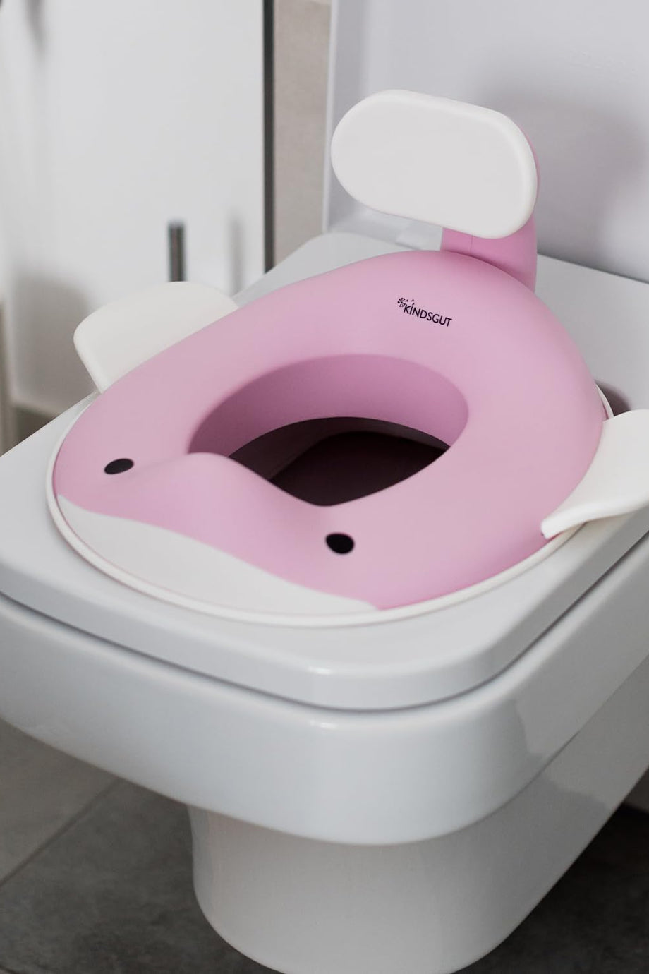 Balina Tasarımlı Çocuk Klozet Adaptörü Kaymaz, Ergonomik, Zararsız Malzeme