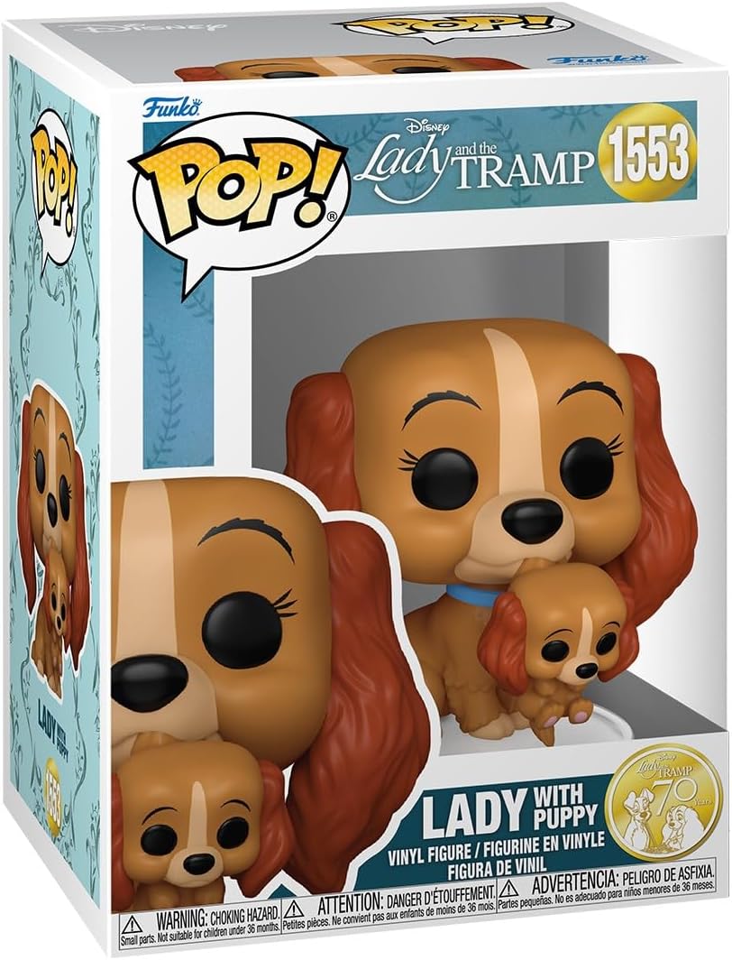 POP! Disney: Lady and The Tramp, Susi ve Tramp, Vinil Koleksiyon Figürü