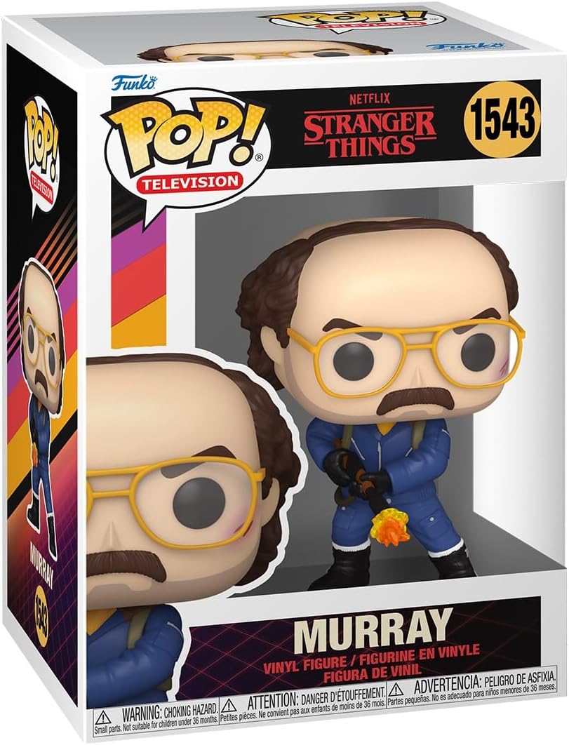 Pop! TV: Stranger Things, Murray Bauman Koleksiyonluk Vinil Figür, Resmi Ürün