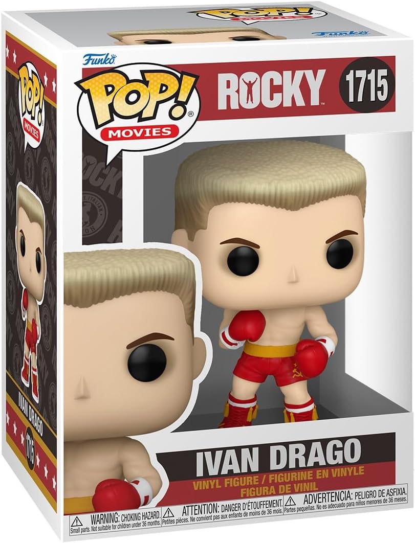 POP! Rocky, Ivan Drago Vinil Koleksiyon Figürü, Rocky Hayranları İçin