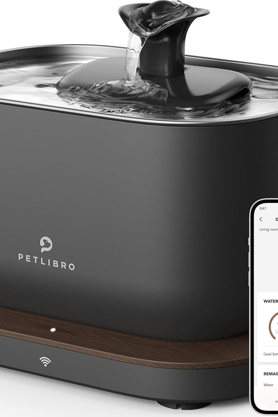 Akıllı Kedi Çeşmesi 2.5L, Sessiz Çalışma, 304 Paslanmaz Çelik, BPA İçermeyen Malzeme