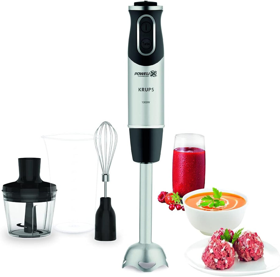 HZ656815 Steffen Henssler El Blenderı, 1000W, 20 Hız Ayarı, Çırpıcı ve Doğrayıcı