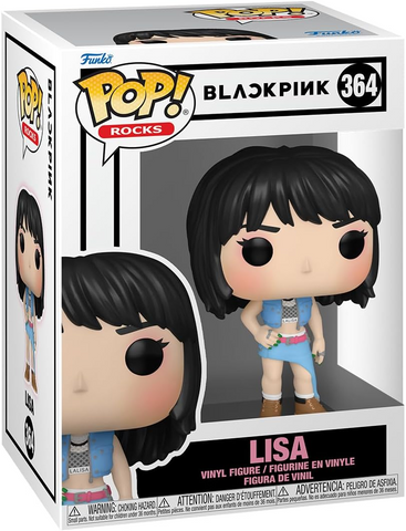 POP Rocks Blackpink Lisa Figür 9,5 cm Koleksiyonluk Vinil Oyuncak