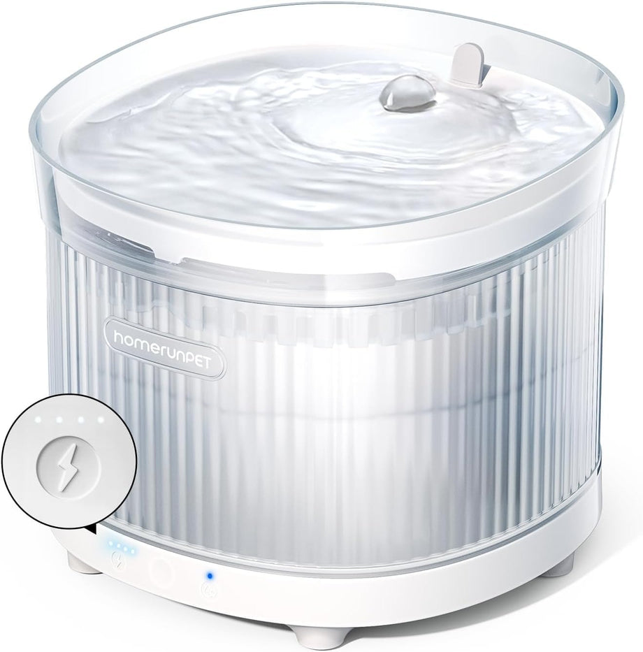 Kablosuz Şarjlı Kedi Su Pınarı, Hareket Sensörlü, 7800 mAh Batarya, Sessiz ve BPA'sız