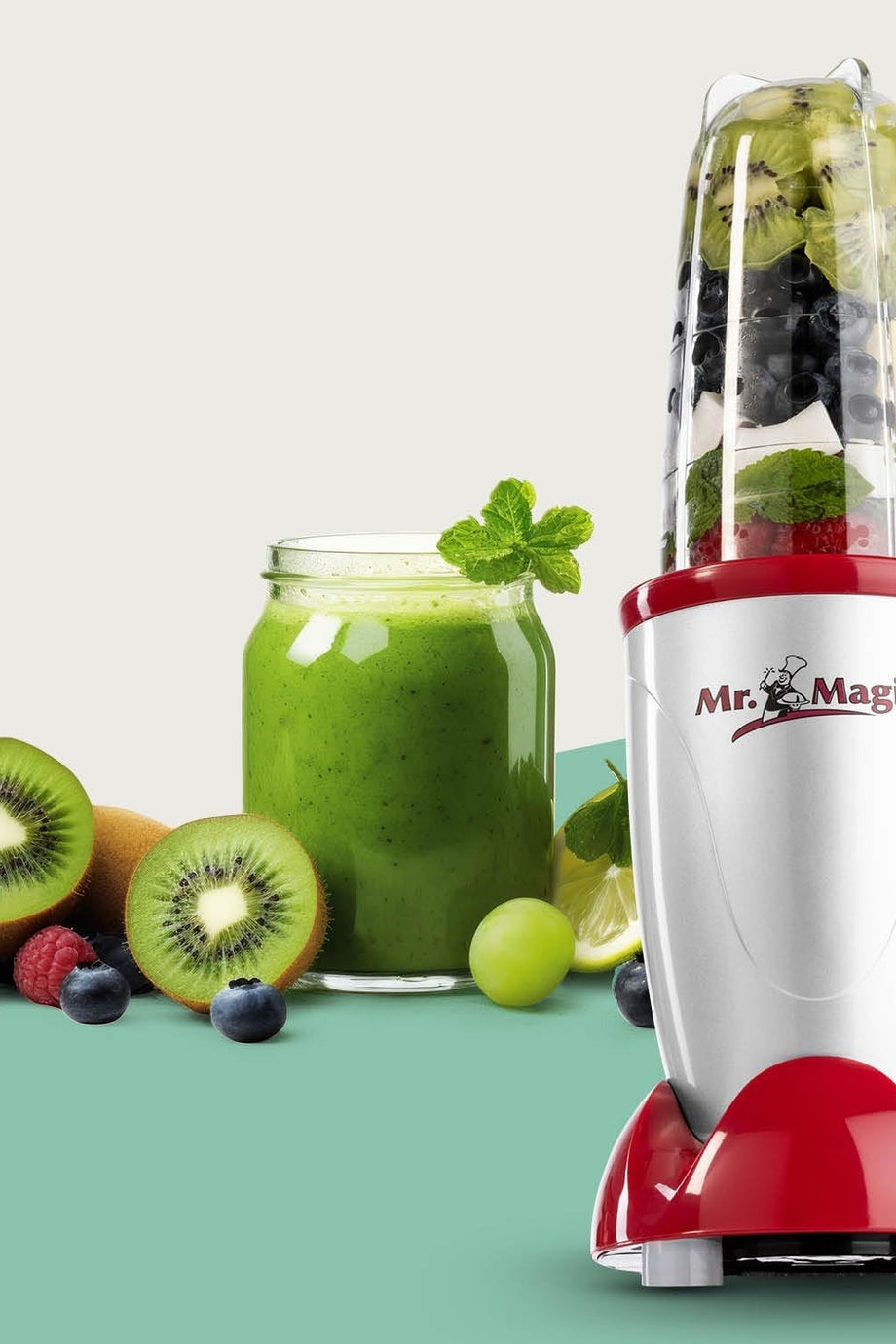 Mr. Magic 18 Parça Smoothie ve Shake Blender Seti, 400W