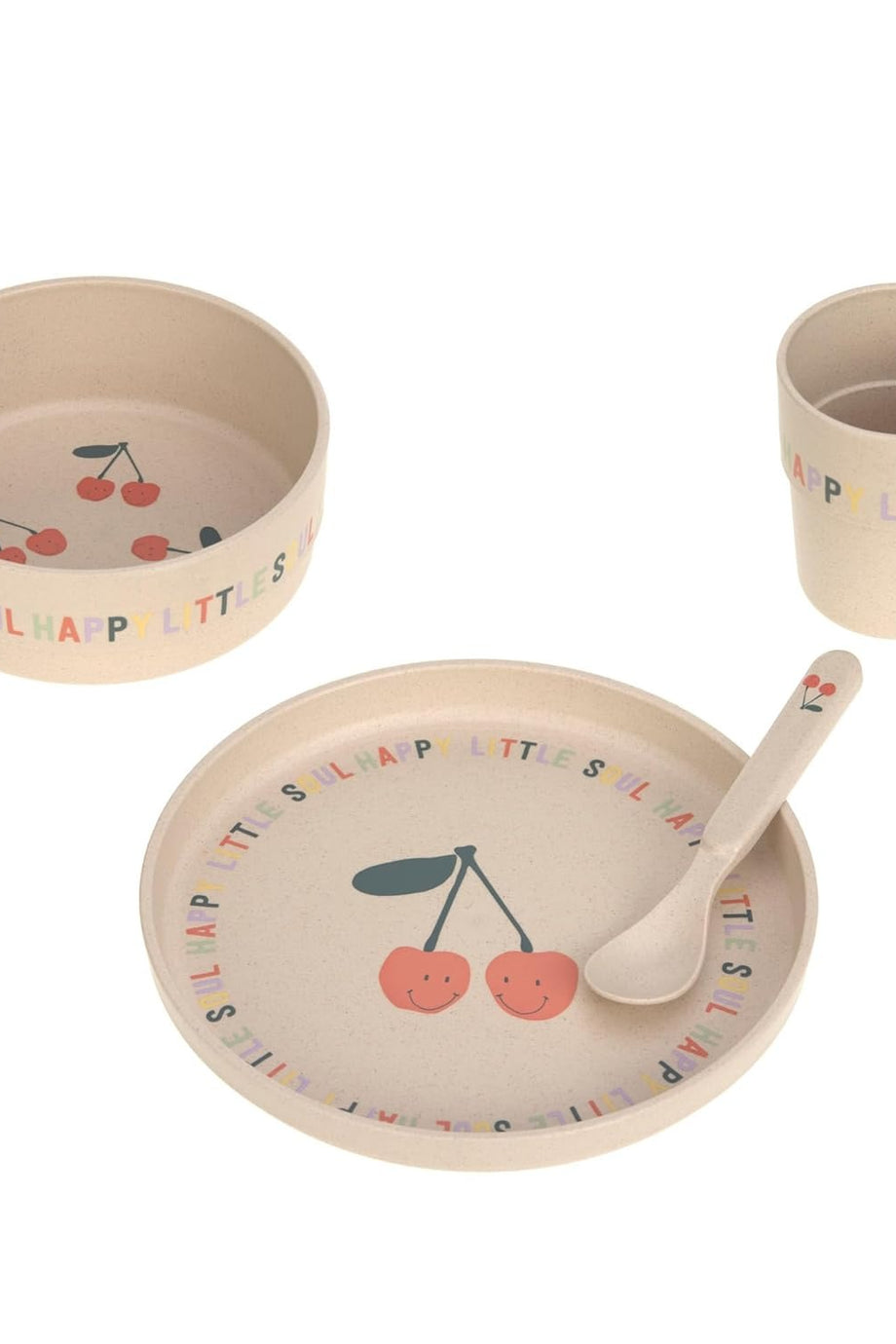 Çocuk Yemek Takımı 4 Parça BPA İçermez Mikrodalga Uyumlu