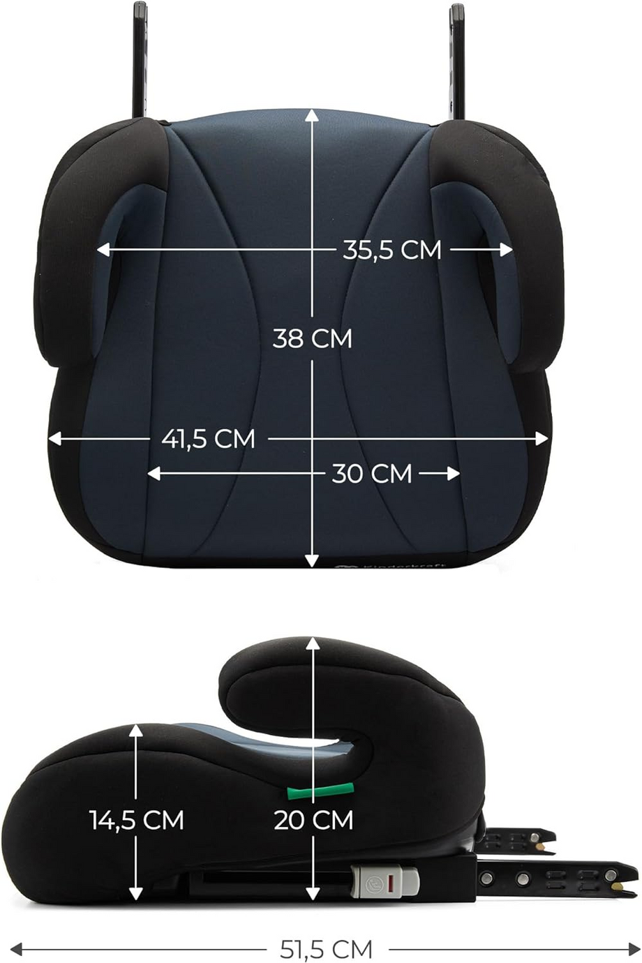 I-Boost Oto Yükseltici Koltuk, 135–150 cm, 9–12 Yaş, ISOFIX, Ergonomik