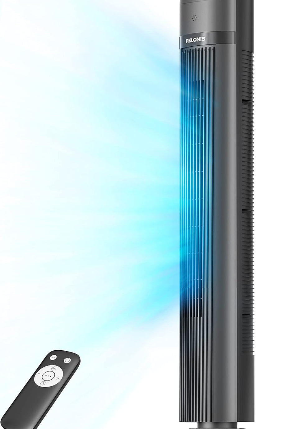 102 cm Sessiz Kule Vantilatör, Uzaktan Kumandalı, 90° Salınımlı
