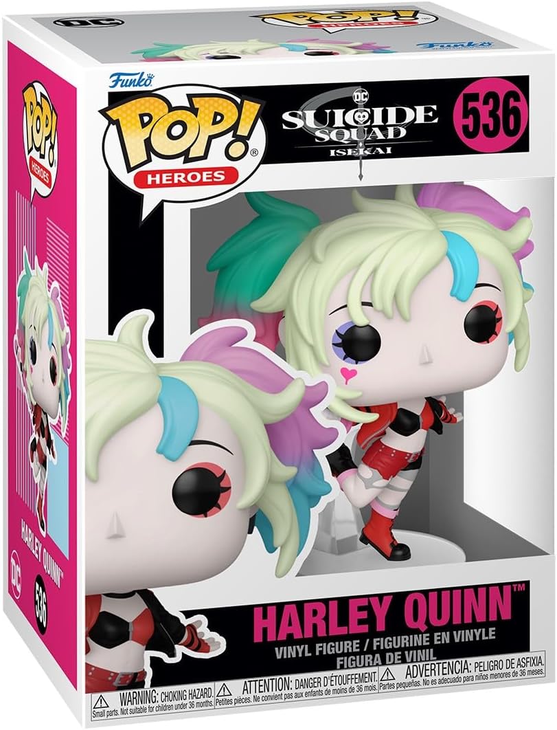 Pop! DC Suicide Squad Isekai, Harley Quinn Vinil Figür, Resmi Lisanslı Koleksiyon Oyuncağı
