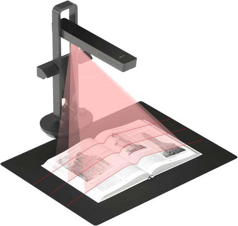 Aura Pro Taşınabilir Kitap Tarayıcı, 14MP, A3 Belgeler Tarayabilen, OCR & Akıllı Masa Lambası