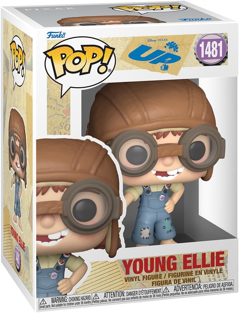 POP! Disney UP Young Ellie, Koleksiyonluk Vinil Figür, 9,5 cm, Resmi Lisanslı Ürün