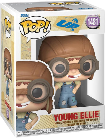 POP! Disney UP Young Ellie, Koleksiyonluk Vinil Figür, 9,5 cm, Resmi Lisanslı Ürün