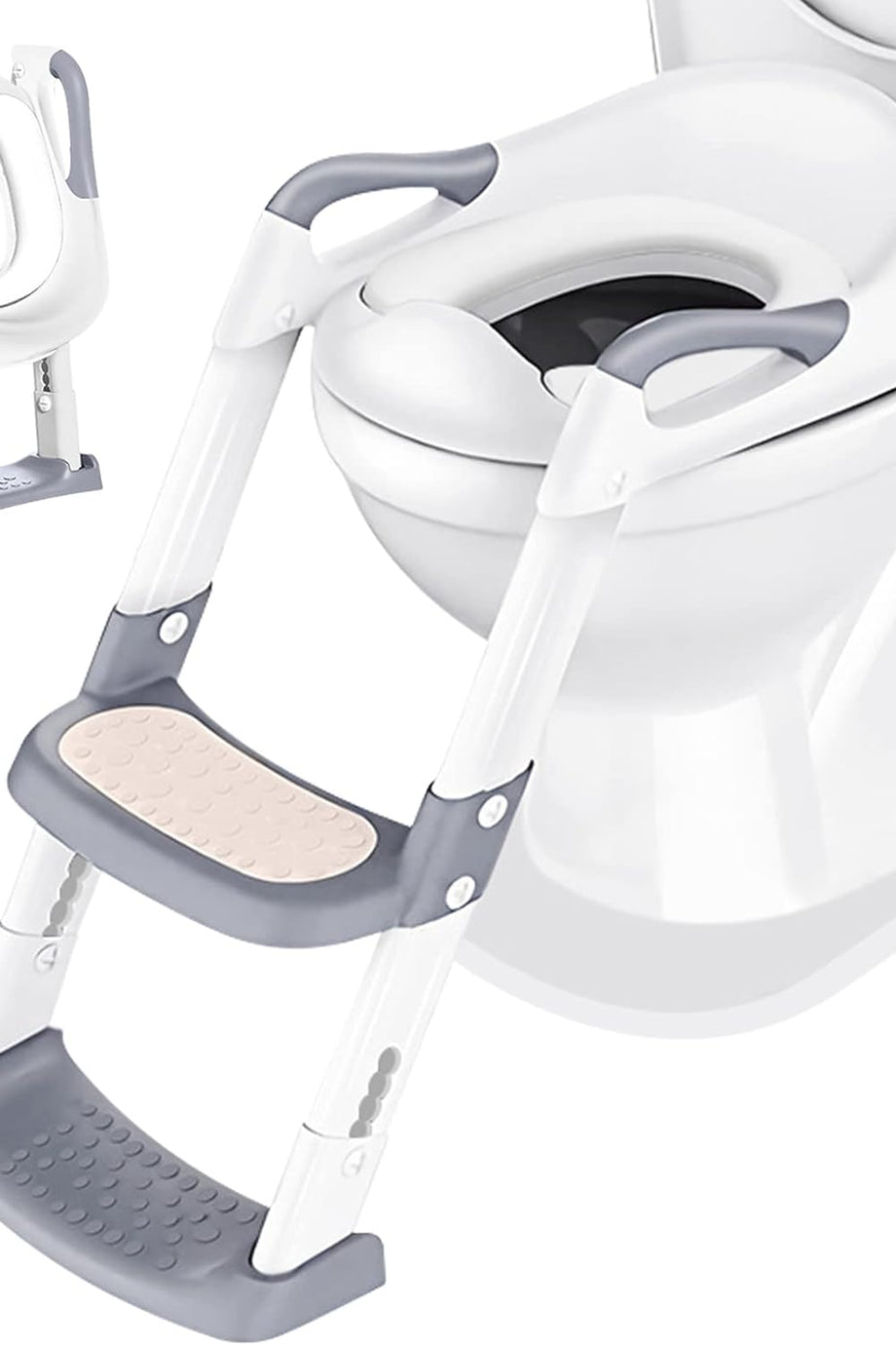 Lazımlık & Tuvalet Oturağı, Merdivenli, Ayarlanabilir & Katlanabilir