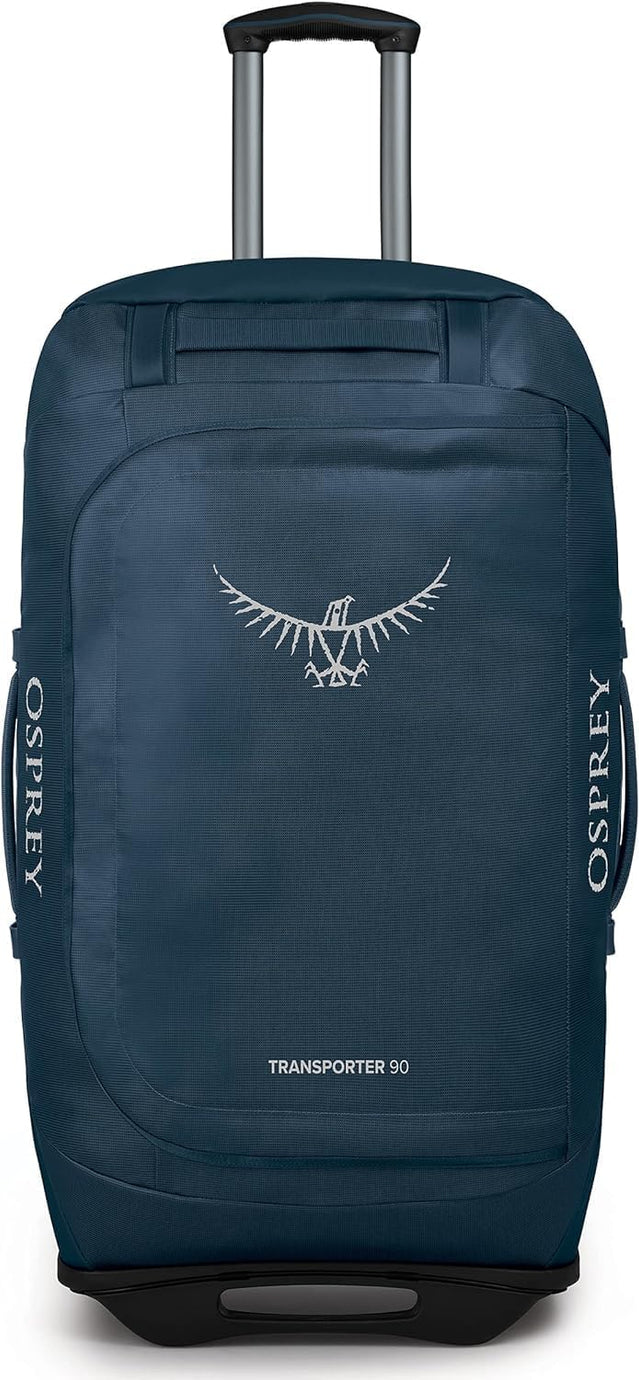 Transporter 90L Tekerlekli Seyahat Duffel Çantası Venturi Mavi, Suya Dayanıklı