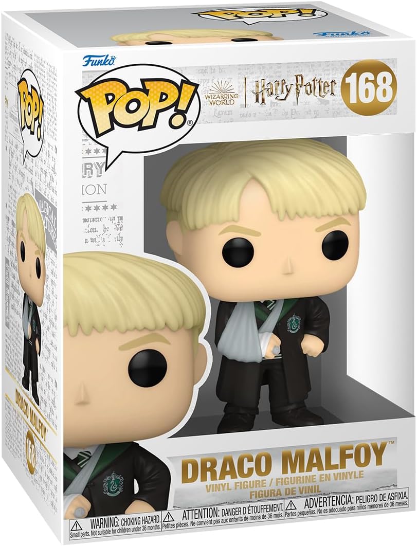 Pop! Harry Potter, Draco Malfoy (Broken Arm) Vinil Figür, Koleksiyon ve Hediye